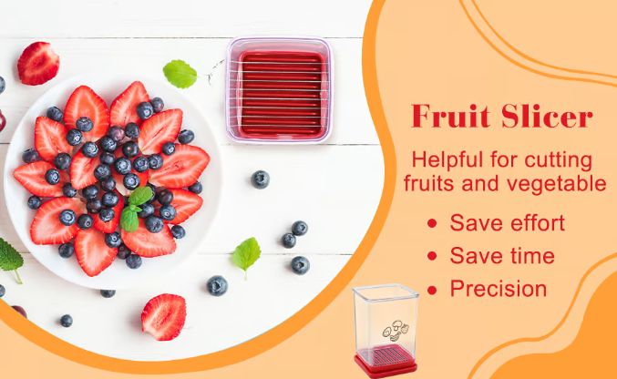 🍓Effortless & Efficient Meal Prep -🔪 Cup Slicer-Fruit & Vegetable Fast Cutting Slicer